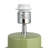 Stoneware Table Lamp with Linen Shade-53327652-53327653