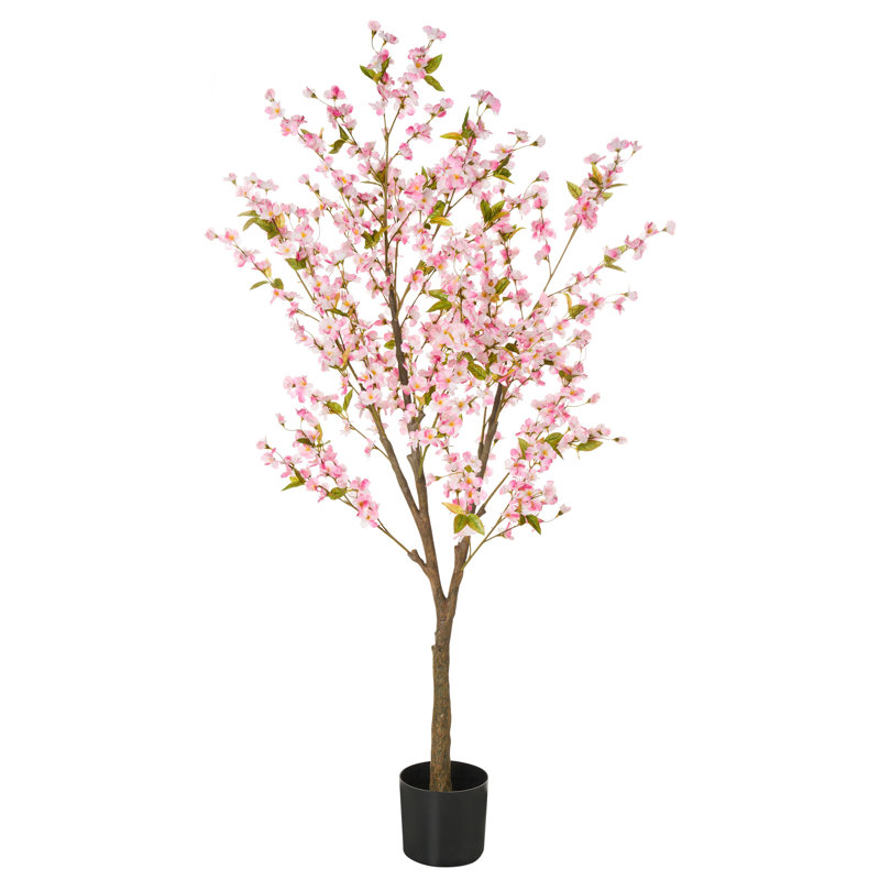 Artificial Plant CHERRY TREE Pink, 158cm H x 66cm W x 66cm D