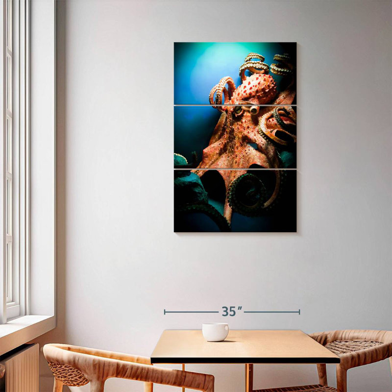 Brampt Powerful Octopus, 57" H x 36" W
