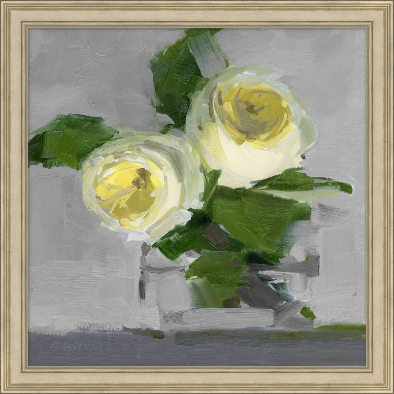 Garden Garden Duo - Peinture sur toile encadrée