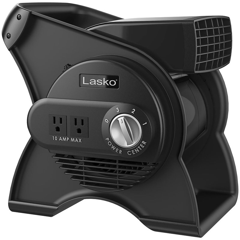 Lasko 12" Black High Velocity Pivoting Utility Fan