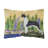 Basenji Outdoor Reversible Throw Pillow