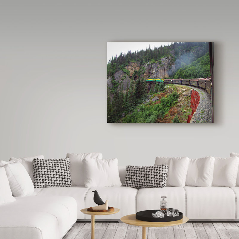 «White Pass» par Garv, reproduction de photo sur toile tendue, H 14 po x l 19 po x P 2 po