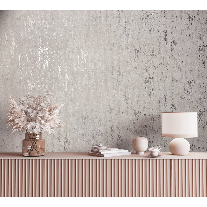 City Romance Industrial Wallpaper, Grey