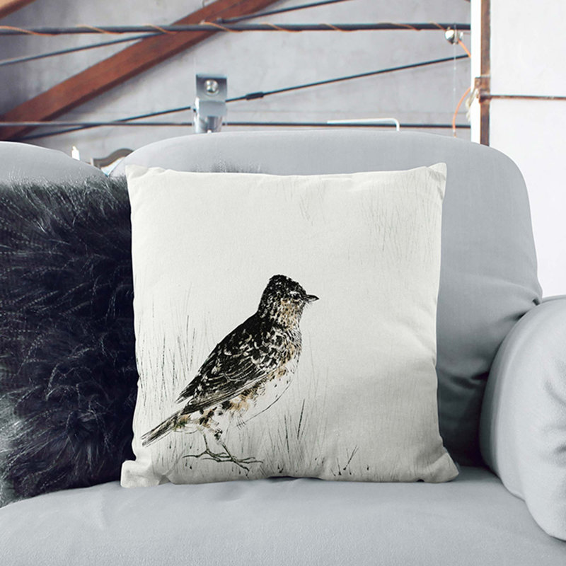 Square Throw Cushion, 40cm H x 40cm W x 15cm D