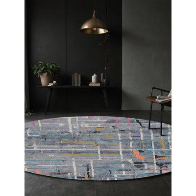 Tapis gris lavable à la machine