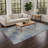 Machine Washable Indoor/Outdoor Huseby ACN2271 Stripes Rug-1263902150