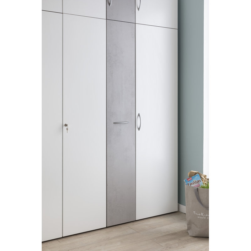 Arnoldas 185cm Kitchen Pantry, White/Light Grey