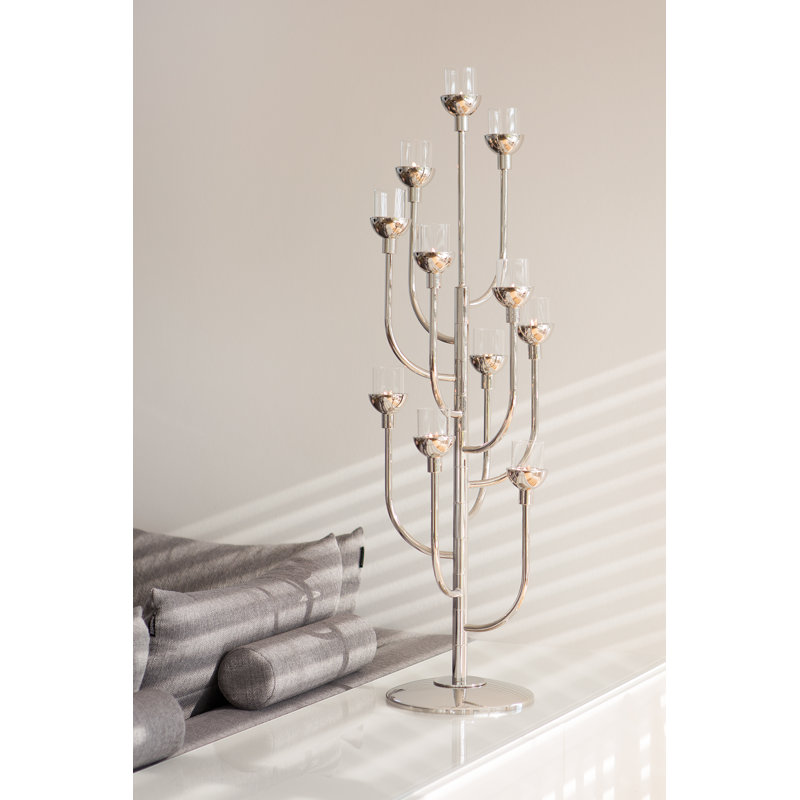 Iron Floor Candelabra, 108cm H x 40cm W x 40cm D