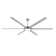 6 Aluminium Blades Indoor Ceiling Fan With Light Kit And Remote Control