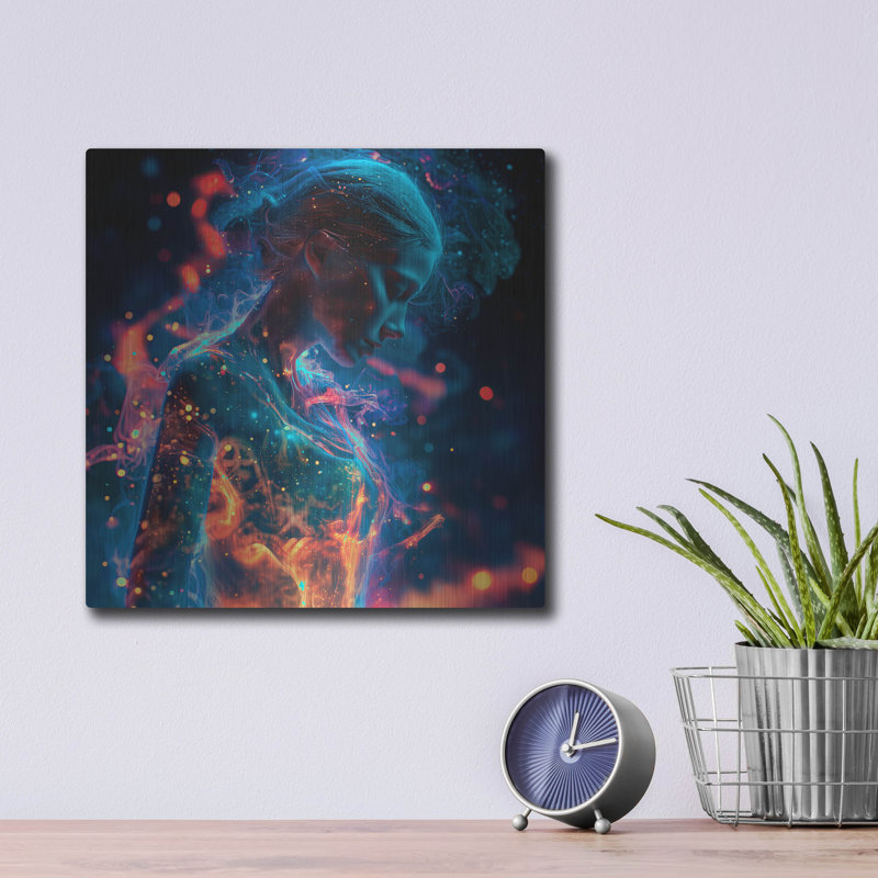  «Ignite Me» par Ann Klee, art mural en métal, 12 po x 12 po, H 12 po x l 12 po