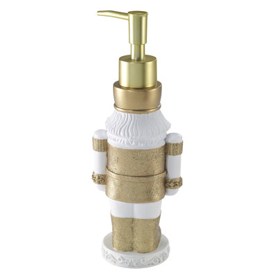 Christmas LP Nutcracker Gold Lotion Pump