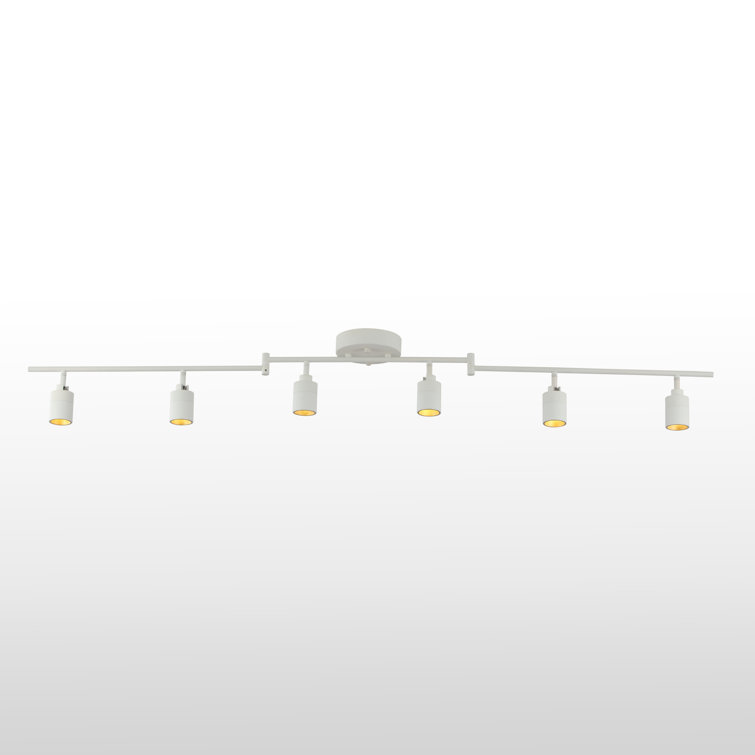 Vidalite 62.2'' 6 -Light Swing Arm Track Track Kit with Dimmable and ...