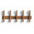 Sifford Solid Wood Wall 5 - Hook Wall Mounted Coat Rack-108378650