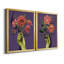 «Monstrous Plants I», ensemble de 2 reproductions d'art sur toile encadrées-1708751184-1708751187