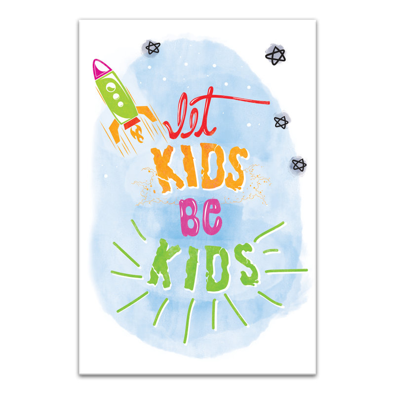 Art sur toile pour enfants let Bullock, H 18 po x l 12 po x P 1,25 po