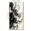 Art mural abstrait noir et blanc fini, 20 x 40 po sur 2, art polyvalent brillant, 20 x 40 po, pour bureau de chambre à coucher