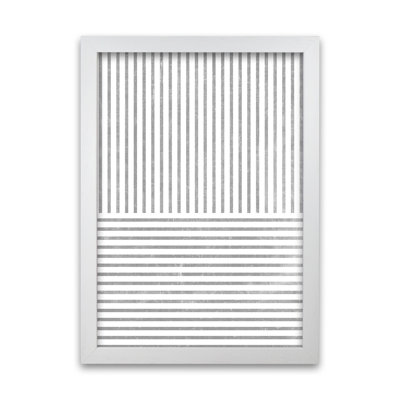 Mid Century Texture Lines C - Print