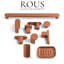 Bouton d'armoire rond en aluminium ROUS Hardware Mid-Century-90840666