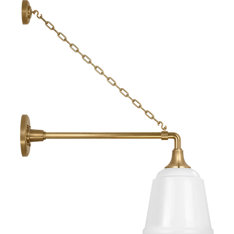 Thomas O'Brien 1 - Light Outdoor Barn Light, 26.25" H x 8" W x 21.25" D
