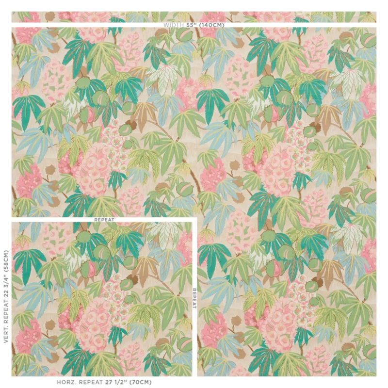 Del Lungo Fabric, Pink