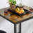 Bar Table Set with 2 Bar stools PU Soft seat with backrest-1711707737-1711707738