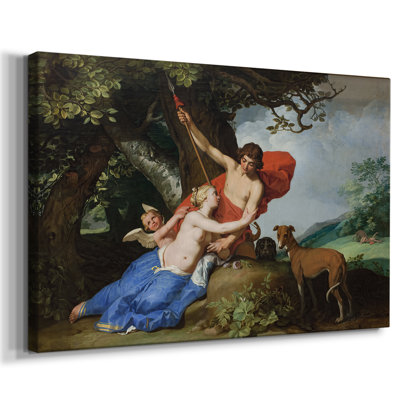 Vénus et Adonis-Abraham Bloemaert-Toile tendue avec châssis-1632