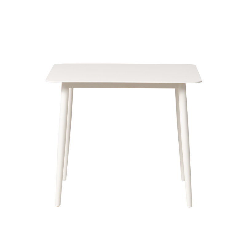 23.5” Square End Table, White
