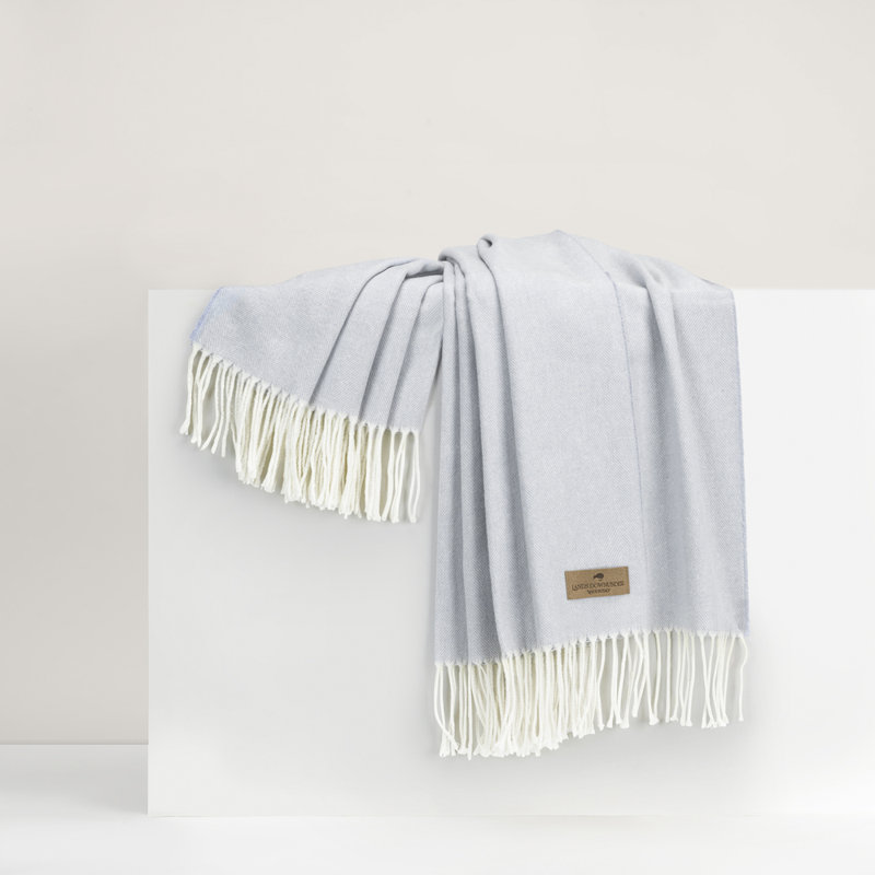 Italian Herringbone Throw, Twilight