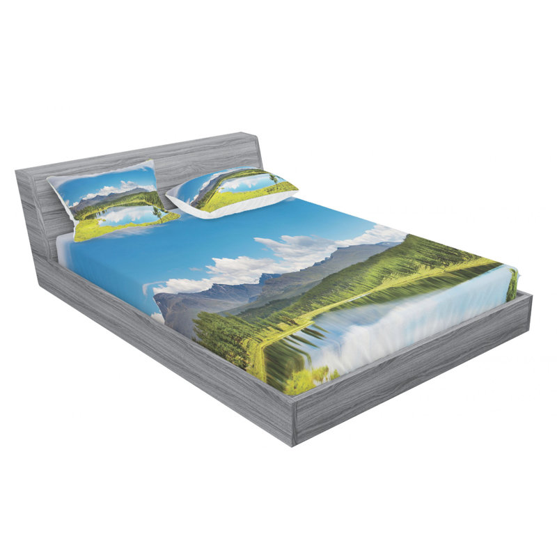 Microfiber Sheet Set, Full Sheet Set with Fitted Sheet