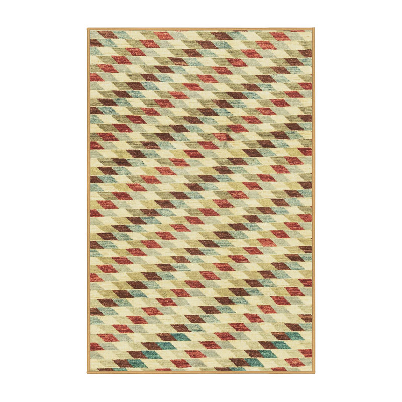 Tapis abstrait moderne 3411, Rectangle 4 pi x 6 pi