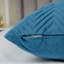 Luxury Velvet Cushion Covers Set of 2 - Embossed Quilted Chevron Cushion Cases for Sofa & Bed Décor -587154336