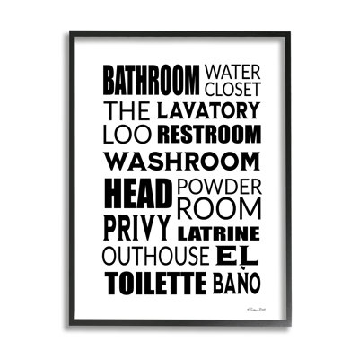 Art textuel sur bois, "Loo phrases" par Susan Ball