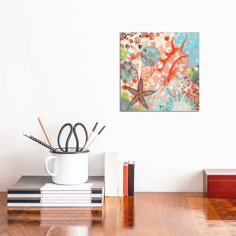 Exotic Sea Life V by Irena Orlov - Wrapped Canvas Print, 30.48 cm H x 30.48 cm W