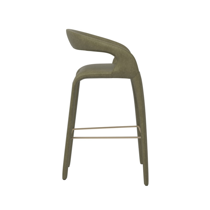 Atika Upholstered Bar Stool, Ivanhoe Pine, Bar Stool (29.75" Seat Height)