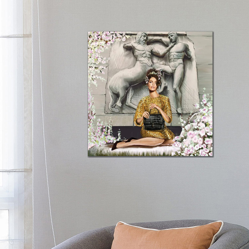 Elgin Bianca by George V. Antoniou - Wrapped Canvas Painting, 66.04 cm H x 66.04 cm W x 3.175 cm D