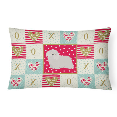  Coussin lombaire intérieur / extérieur Coton de Tulear 2 Love