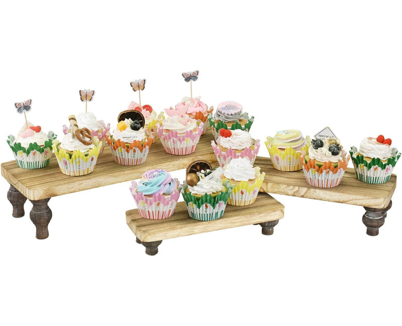 Bozanka Wood Cake Stand
