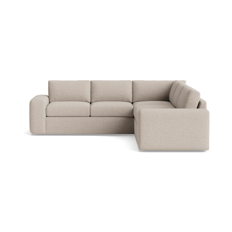 The OG Sectional, Left Hand Facing, Performance Weave - Natural