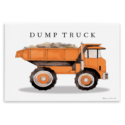 Abdul-Malik Dump Truck Traditional Construction Vehicle Art