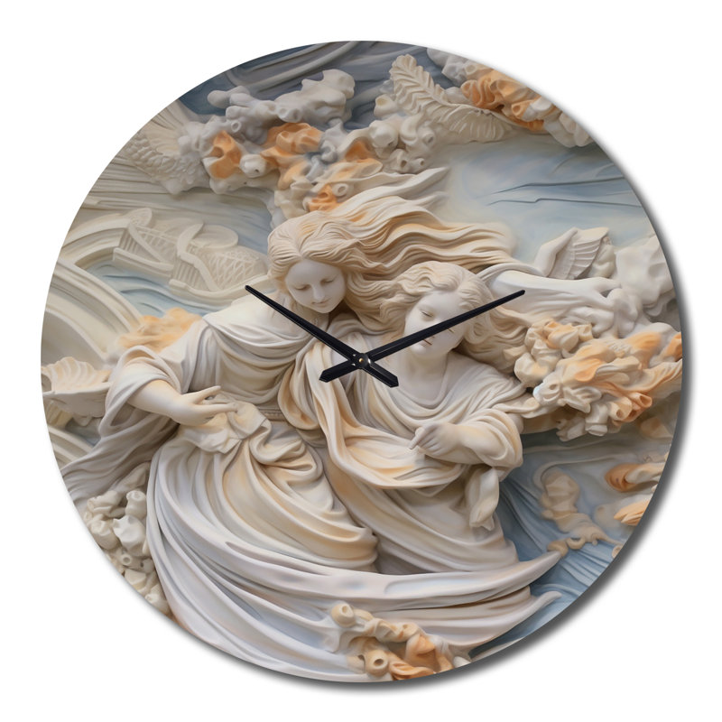 Horloge murale crème, Très grand