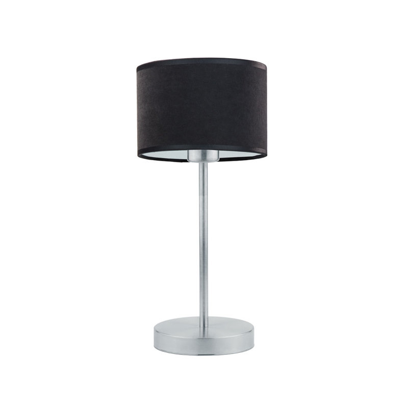 Letina Metal Desk Lamp, Silver, Black