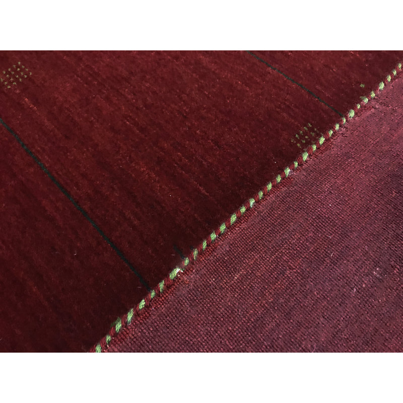 Wool Area Rug in Red