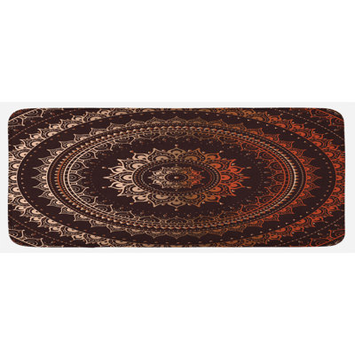 Tapis de cuisine mandala
