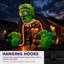  Décoration d'extérieur gonflable en forme d'arche gonflable de 14 pieds d'Halloween Frankenstein