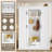 White Hall Tree With Bench And Shoe Storage,Farmhouse Hall Tree With Doors,Mudroom Bench With Storage,Mudroom Cabinet Furniture,Entrance Organizer For Hallway, Entryway-303657149