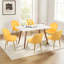 Chaise d'appoint empilable en velours-475249282
