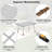 Bakarne 90cm Portable Folding Table