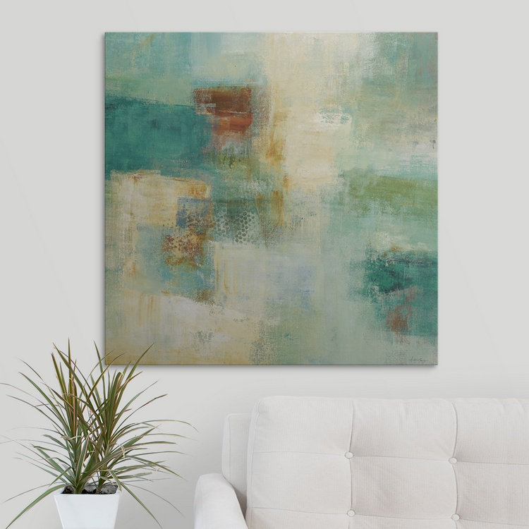 «Bellaude Abstract I» par Simon Addyman, reproduction d'art, H 35 po x l 35 po x P 1,5 po, Toile