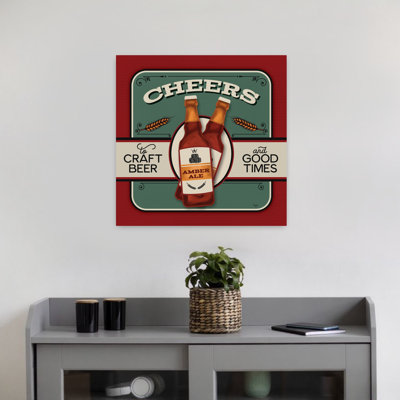 Cheers Craft Beer Whimsical Contemporary Art